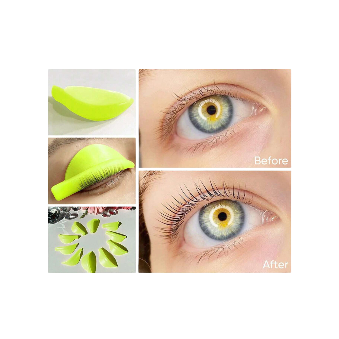 Flex silicone pads til lash lift – 5 Par
