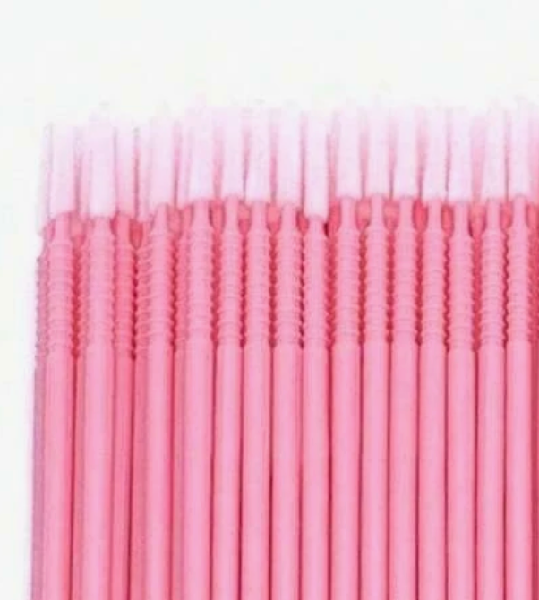 Microbørster med lang tip – Præcision og hygiejne (100 stk.)