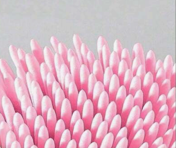 Multifunktionelle træpinde - Pink (100 stk.)