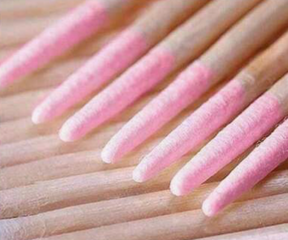 Multifunktionelle træpinde - Pink (100 stk.)