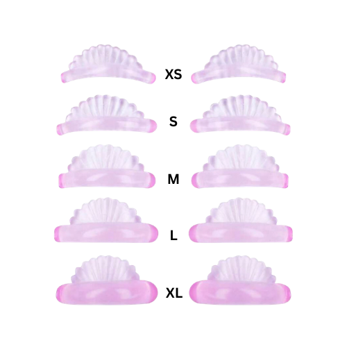LashLift silikone shields – 5 størrelser (XS–XL)